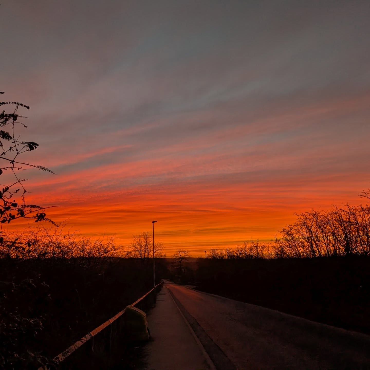 A sunrise